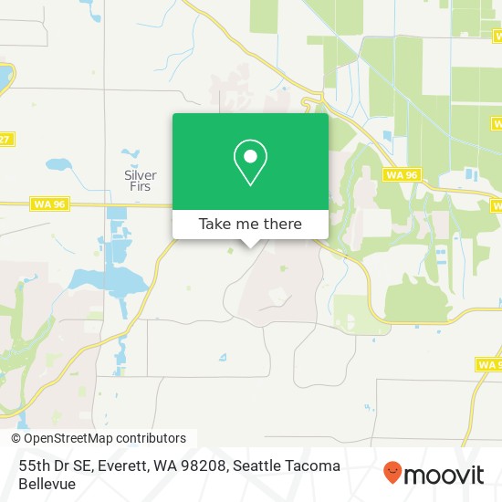 Mapa de 55th Dr SE, Everett, WA 98208