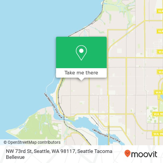 NW 73rd St, Seattle, WA 98117 map