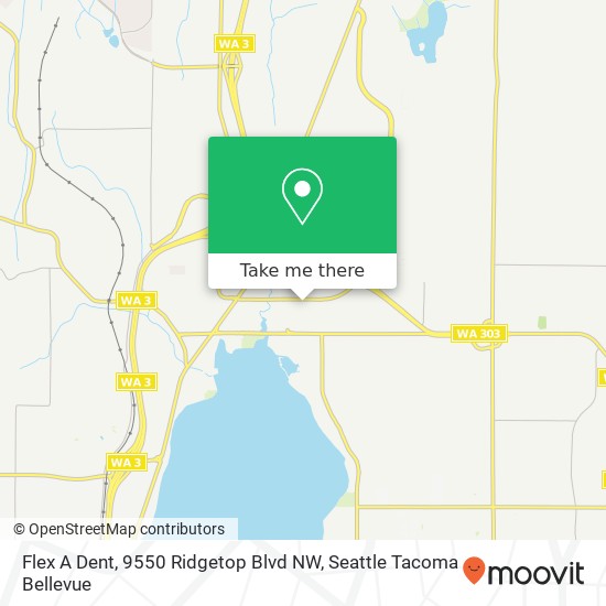 Flex A Dent, 9550 Ridgetop Blvd NW map