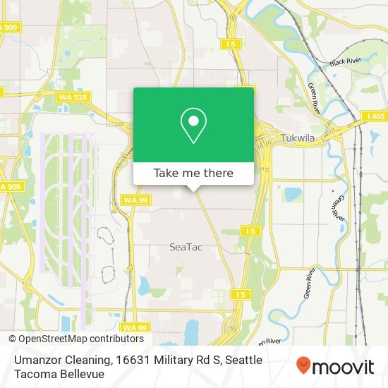 Umanzor Cleaning, 16631 Military Rd S map