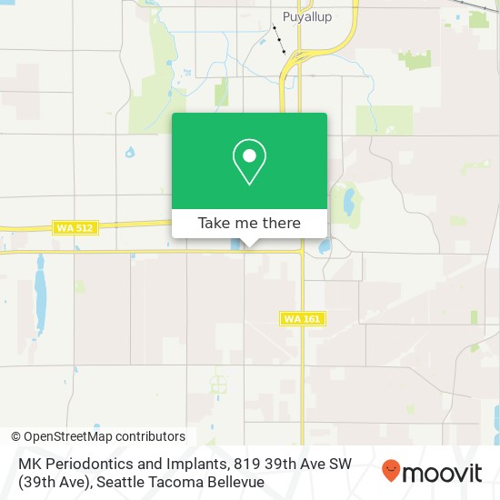 MK Periodontics and Implants, 819 39th Ave SW map