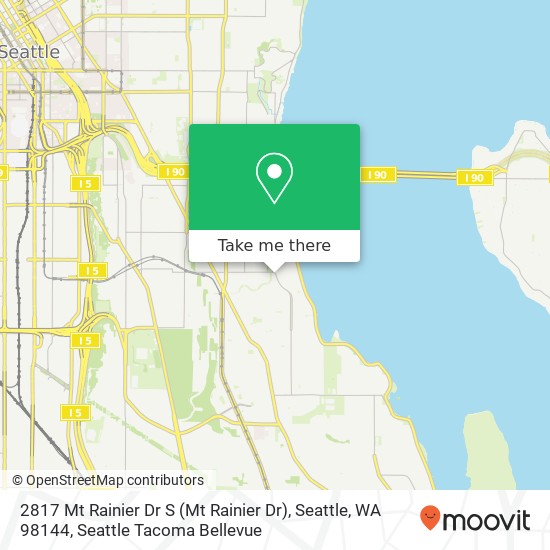 2817 Mt Rainier Dr S (Mt Rainier Dr), Seattle, WA 98144 map