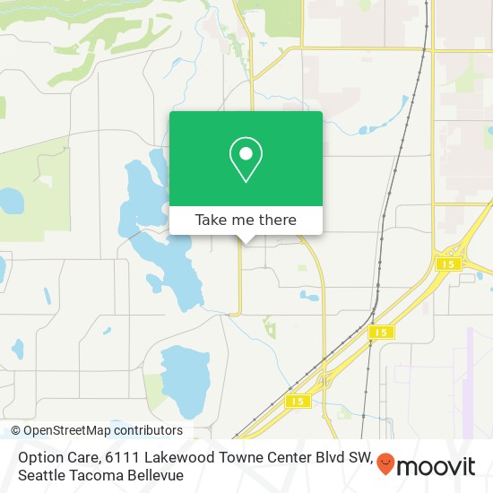 Option Care, 6111 Lakewood Towne Center Blvd SW map