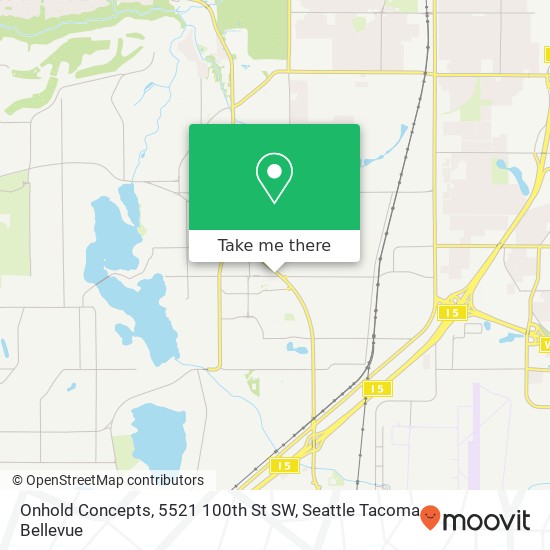 Mapa de Onhold Concepts, 5521 100th St SW