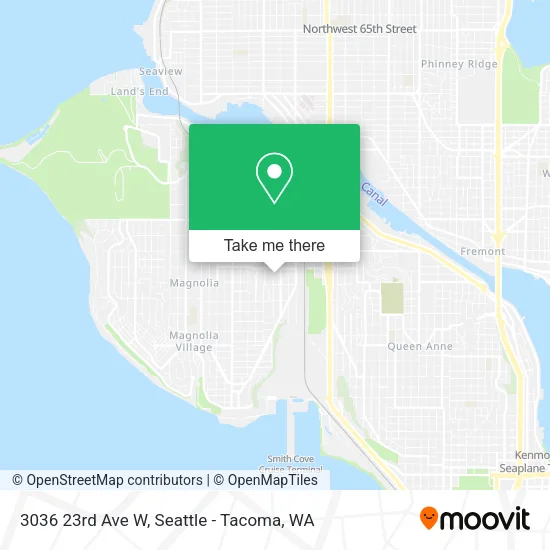 Mapa de 3036 23rd Ave W