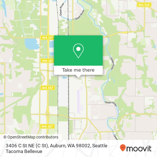 3406 C St NE (C St), Auburn, WA 98002 map