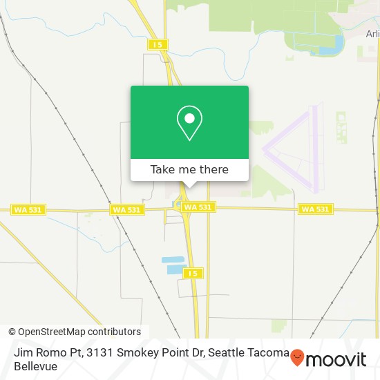 Jim Romo Pt, 3131 Smokey Point Dr map