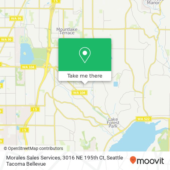 Morales Sales Services, 3016 NE 195th Ct map