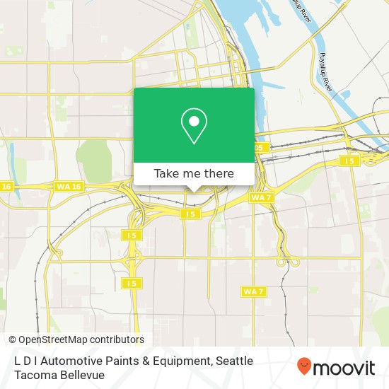 L D I Automotive Paints & Equipment map