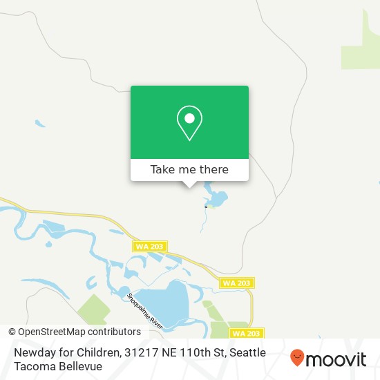 Newday for Children, 31217 NE 110th St map