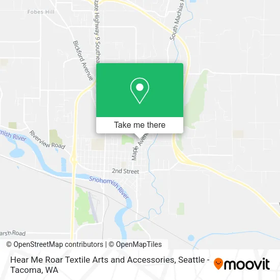 Mapa de Hear Me Roar Textile Arts and Accessories