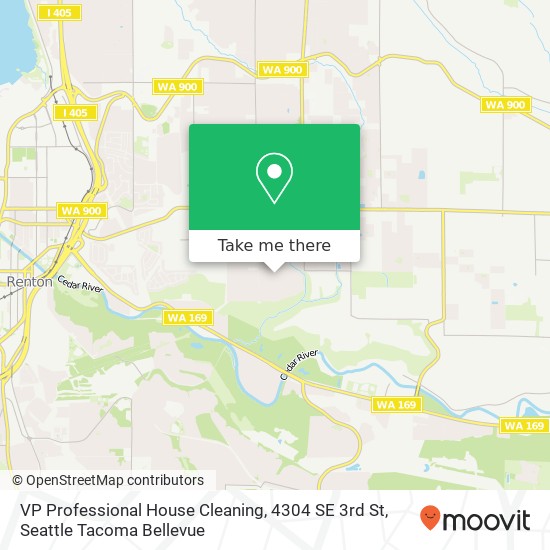 Mapa de VP Professional House Cleaning, 4304 SE 3rd St