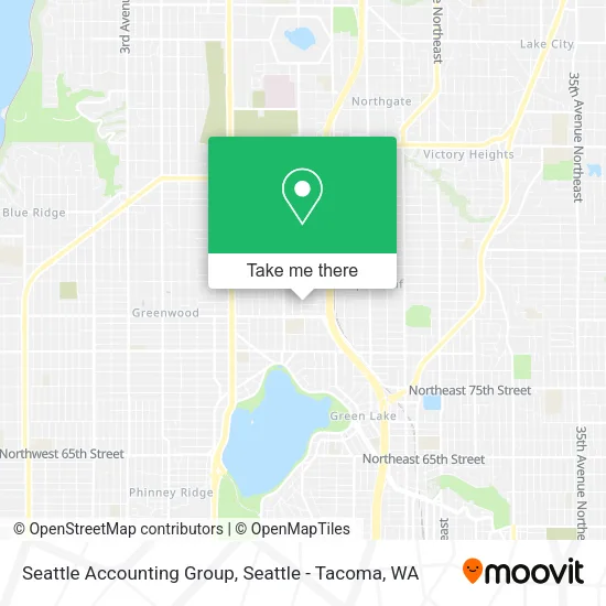 Mapa de Seattle Accounting Group