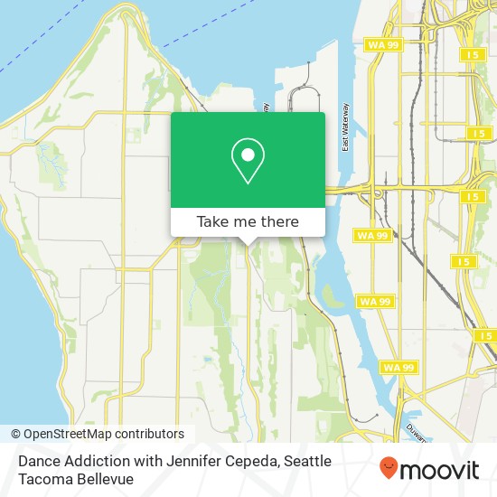 Dance Addiction with Jennifer Cepeda map