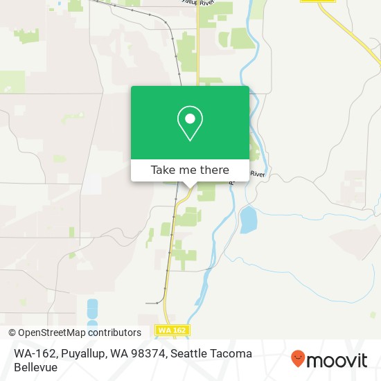 Mapa de WA-162, Puyallup, WA 98374