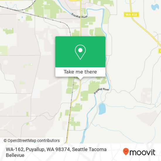 Mapa de WA-162, Puyallup, WA 98374