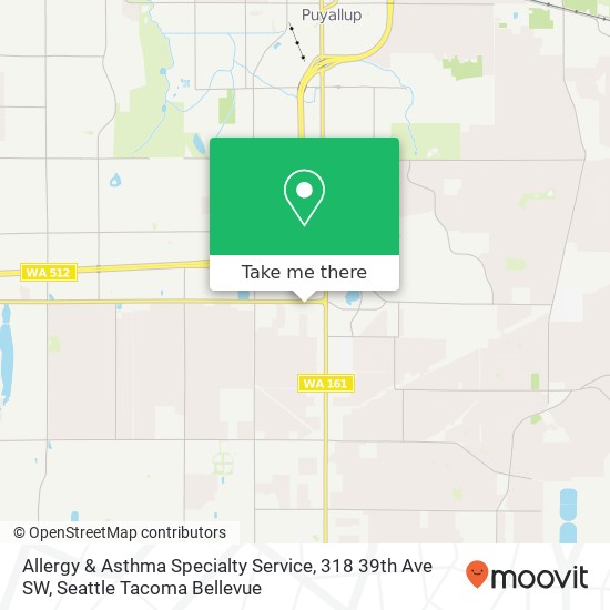 Allergy & Asthma Specialty Service, 318 39th Ave SW map