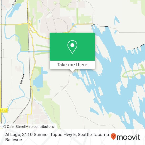 Mapa de Al Lago, 3110 Sumner Tapps Hwy E