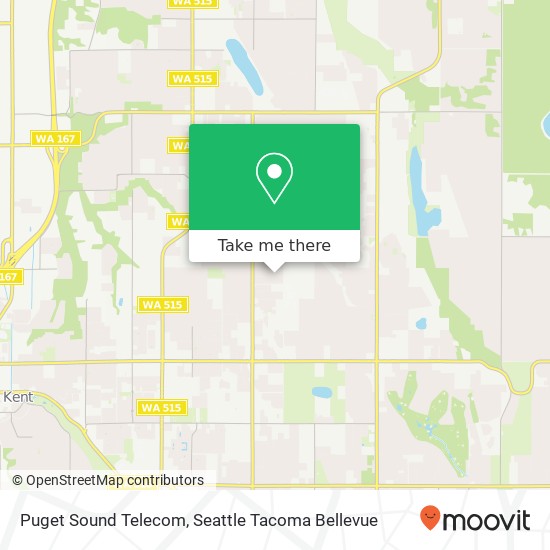 Mapa de Puget Sound Telecom