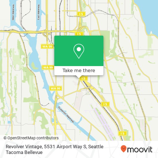 Mapa de Revolver Vintage, 5531 Airport Way S