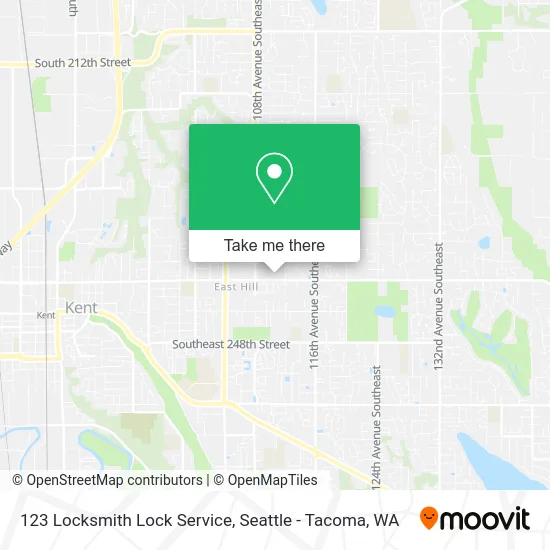 123 Locksmith Lock Service map