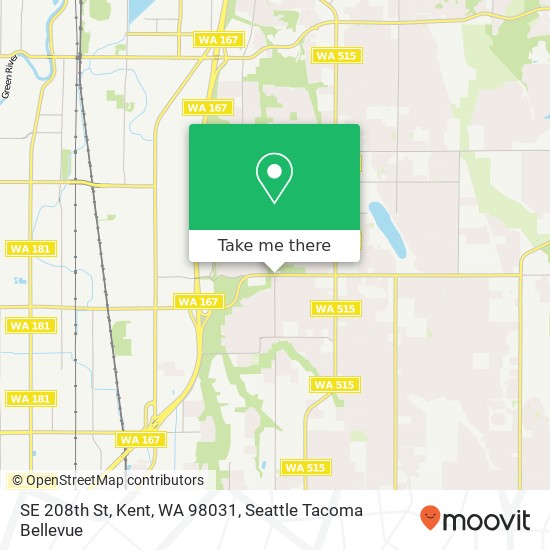 SE 208th St, Kent, WA 98031 map