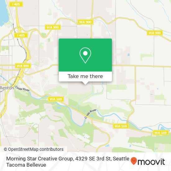 Mapa de Morning Star Creative Group, 4329 SE 3rd St