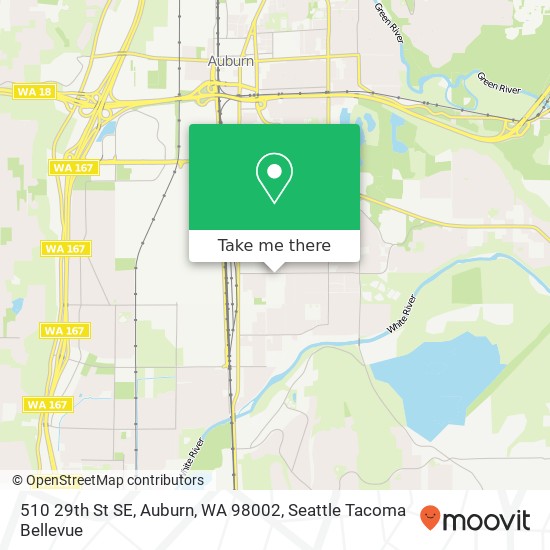 Mapa de 510 29th St SE, Auburn, WA 98002