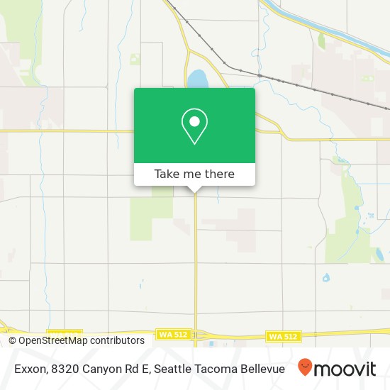 Mapa de Exxon, 8320 Canyon Rd E