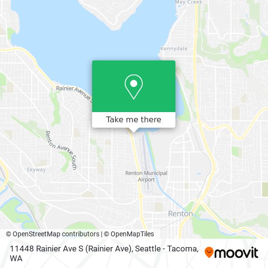 Mapa de 11448 Rainier Ave S