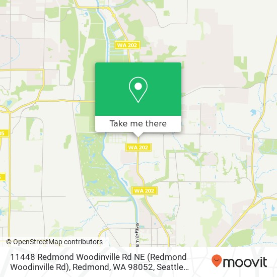 Mapa de 11448 Redmond Woodinville Rd NE (Redmond Woodinville Rd), Redmond, WA 98052