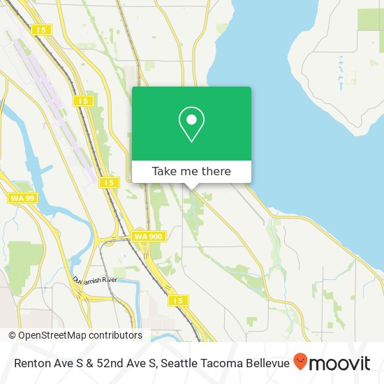 Mapa de Renton Ave S & 52nd Ave S