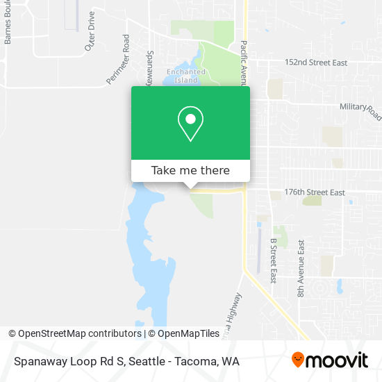 Mapa de Spanaway Loop Rd S