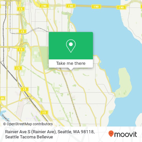Rainier Ave S (Rainier Ave), Seattle, WA 98118 map