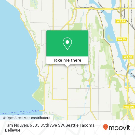 Mapa de Tam Nguyen, 6535 35th Ave SW