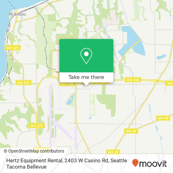 Mapa de Hertz Equipment Rental, 2403 W Casino Rd