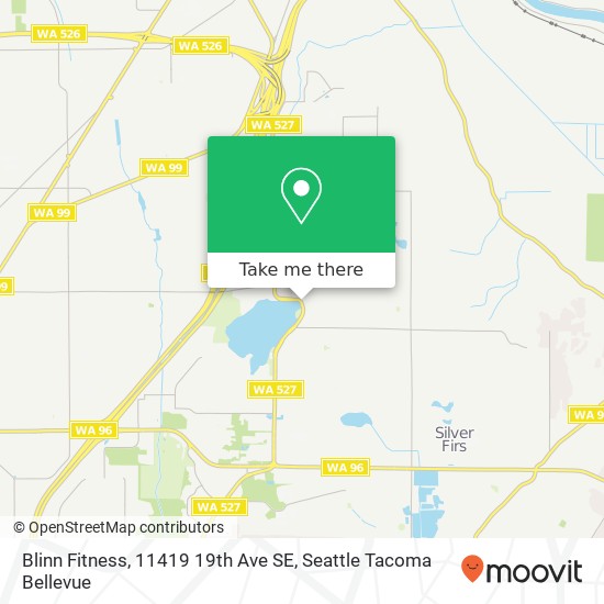 Mapa de Blinn Fitness, 11419 19th Ave SE