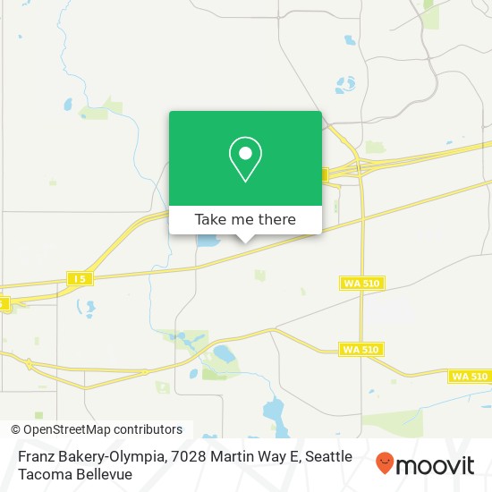 Mapa de Franz Bakery-Olympia, 7028 Martin Way E