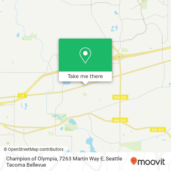 Mapa de Champion of Olympia, 7263 Martin Way E