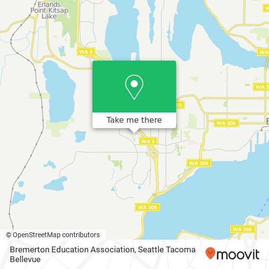 Bremerton Education Association map
