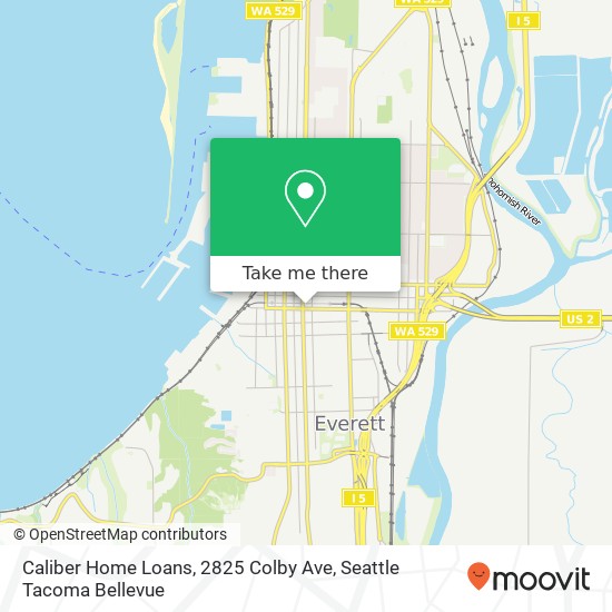 Caliber Home Loans, 2825 Colby Ave map