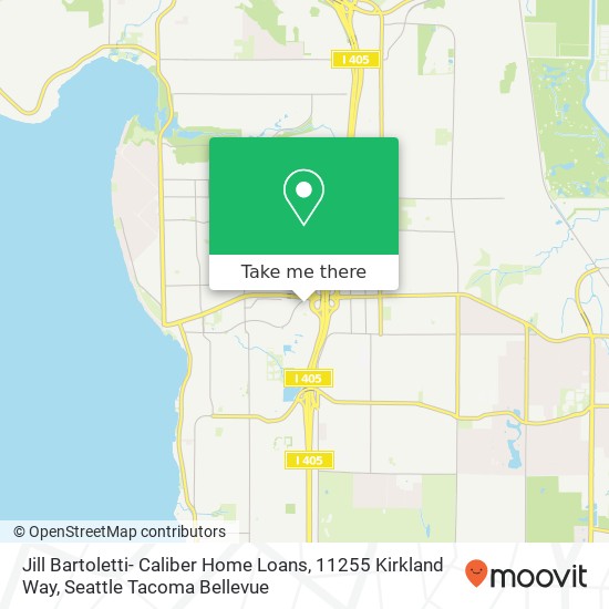 Jill Bartoletti- Caliber Home Loans, 11255 Kirkland Way map