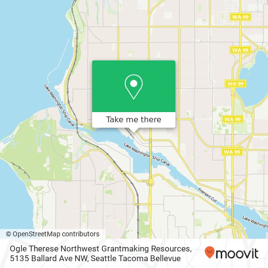 Ogle Therese Northwest Grantmaking Resources, 5135 Ballard Ave NW map