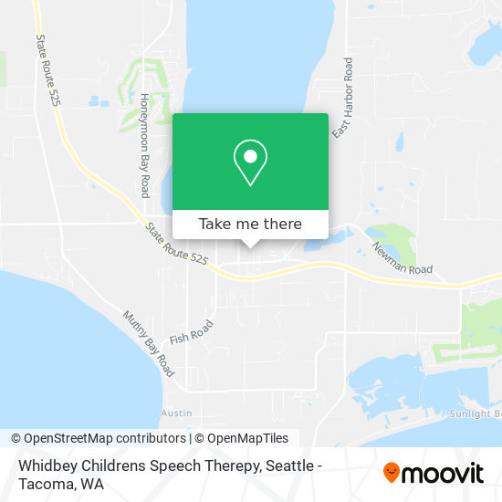 Whidbey Childrens Speech Therepy map