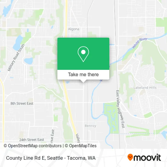 Mapa de County Line Rd E