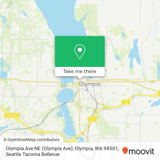 Olympia Ave NE (Olympia Ave), Olympia, WA 98501 map