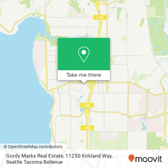Gordy Marks Real Estate, 11250 Kirkland Way map