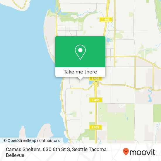 Mapa de Camss Shelters, 630 6th St S