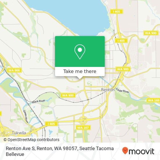 Renton Ave S, Renton, WA 98057 map