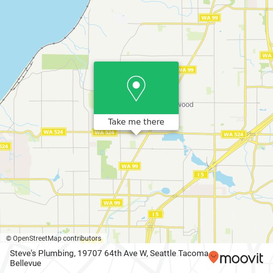 Steve's Plumbing, 19707 64th Ave W map